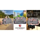 Peterson, torba weekendowo-podróżna, szaro-różowa