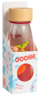 Petit Boum, Move, butelka sensoryczna, dwufazowa, T-Rex