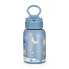 Petite&Mars, butelka termiczna ze stali nierdzewnej ze słomką, whale song , 350 ml