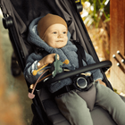 Petite&Mars, Crazy planet, silikonowa zabawka sensoryczna, Misty Green