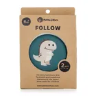 Petite&Mars, Follow, elastyczne nakolanniki do raczkowania, Misty Green