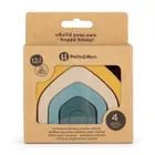 Petite&Mars, House, silikonowa zabawka, układanka, Intense Ochre, 12m+