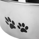 Pets Collection, miska stalowa dla psa, 24,5 cm, 2,4l
