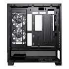 Phanteks, obudowa komputerowa, XT View Tempered Glass Windows, D-RGB, czarna