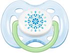 Philips Avent, Sensitive, smoczek uspokajający z nadrukiem, niebieski, 0-6m, 2 szt.