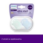 Philips Avent, Ultra Start, smoczek ortodontyczny, 0-2 m, 2 szt.