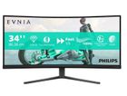 Philips, monitor, 34", 34M2C3500L, Curved, VA, 180Hz, HDMIx2, DPx2