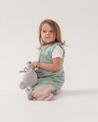 Piapimo, Miś Teddy, termofor z pestkami wiśni, szary