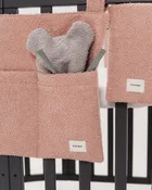 Piapimo, Teddy, ochraniacze modułowe na łóżeczko, róż, 4 szt.