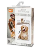 Piesek, 2-częściowy komplet pościeli bawełnianej, 140-200 cm