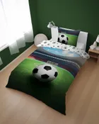 Piłka, 2-częściowy komplet pościeli, 160-200 cm