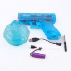 Pistolet na wodę ze światłem, elektryczny, niebieski