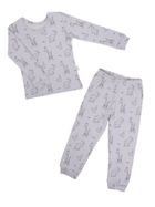 Piżama chłopięca, szara, Nicol