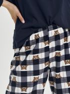 Piżama damska, granatowa, Astid, Taro