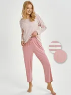 Piżama damska, różowa, Aleksandra, Taro