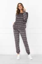 Piżama damska, szara, Italian Fashion