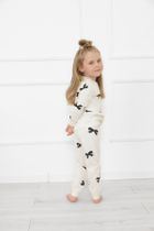 Piżama dziewczęca, biała, Figaro, Italian Fashion