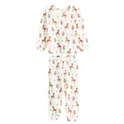 Piżama dziewczęca, ecru, Nicol