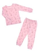 Piżama dziewczęca, różowa, Nicol