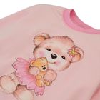 Piżama dziewczęca, różowa, Tup Tup