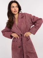 Płaszcz damski, bordowy, Lakerta