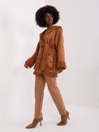 Płaszcz damski, brązowy, Lakerta