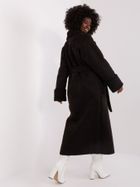 Płaszcz damski, czarny, Lakerta