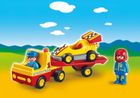 Playmobil, 1.2.3., Wyścigówka z lawetą, 6761