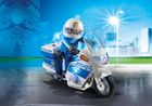 Playmobil, City Action, Motor policyjny ze światłem LED, 6923