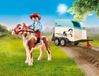 Playmobil, Country, Samochód z przyczepą dla kucyka, 70511