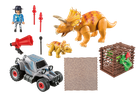 Playmobil, Dinos, Samochód terenowy z działającą wyrzutnią sieci, 9434