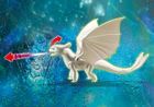 Playmobil, Dragons, Biała Furia z małym smokiem i dziećmi, 70038