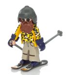 Playmobil, Family Fun, Narciarz na nartach snowblade, 9284