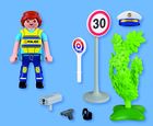Playmobil, Special Plus, Policjant z radarem do pomiaru prędkości, 72029