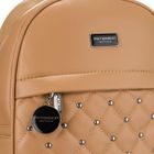 Plecak miejski, beżowy, skóra ekologiczna, Peterson