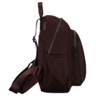 Plecak miejski, bordowy, Peterson