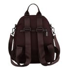 Plecak miejski, bordowy, Peterson