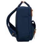 Plecak miejski, granatowo-brązowy, Peterson