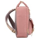 Plecak miejski, różowo-szary, Peterson