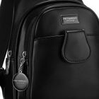 Plecak na jedno ramię, saszetka, czarny, Peterson