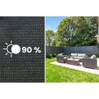 Plonos, siatka cieniująca, 1,2-50m, 140g/m2 + 50 zacisków, szara