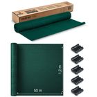 Plonos, siatka cieniująca, zielona, 1,2-50m 140g/m2