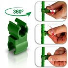 Plonos, złączki do tyczek, zielone, 11 mm, typu 2, 10 szt., PL-941