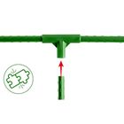 Plonos, złączki do tyczek, zielone, 11 mm, typu 3, 4 szt, PL-941