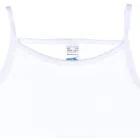 Podkoszulek dziecięcy na ramiączka, biały, Olimpias