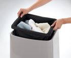 Pojemnik na pranie, z siedziskiem plus, 2w1, taupe