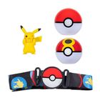 Pokemon, Clip'n'Go, Poke Ball Belt Set, pas trenera z figurką Pikachu