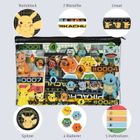Pokemon, mini zestaw szkolny w saszetce z notatnikiem, linijką, ołówkami, gumkami, 10 elementów