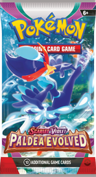 Pokemon TCG: Scarlet & Violet, Paldea Evolved, Booster, gra karciana, dodatek, 1 szt.