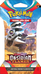 Pokemon TCG: Scarlet and Violet: Obsidian Flames, Sleeved Booster, gra karciana, dodatek, 1 szt.